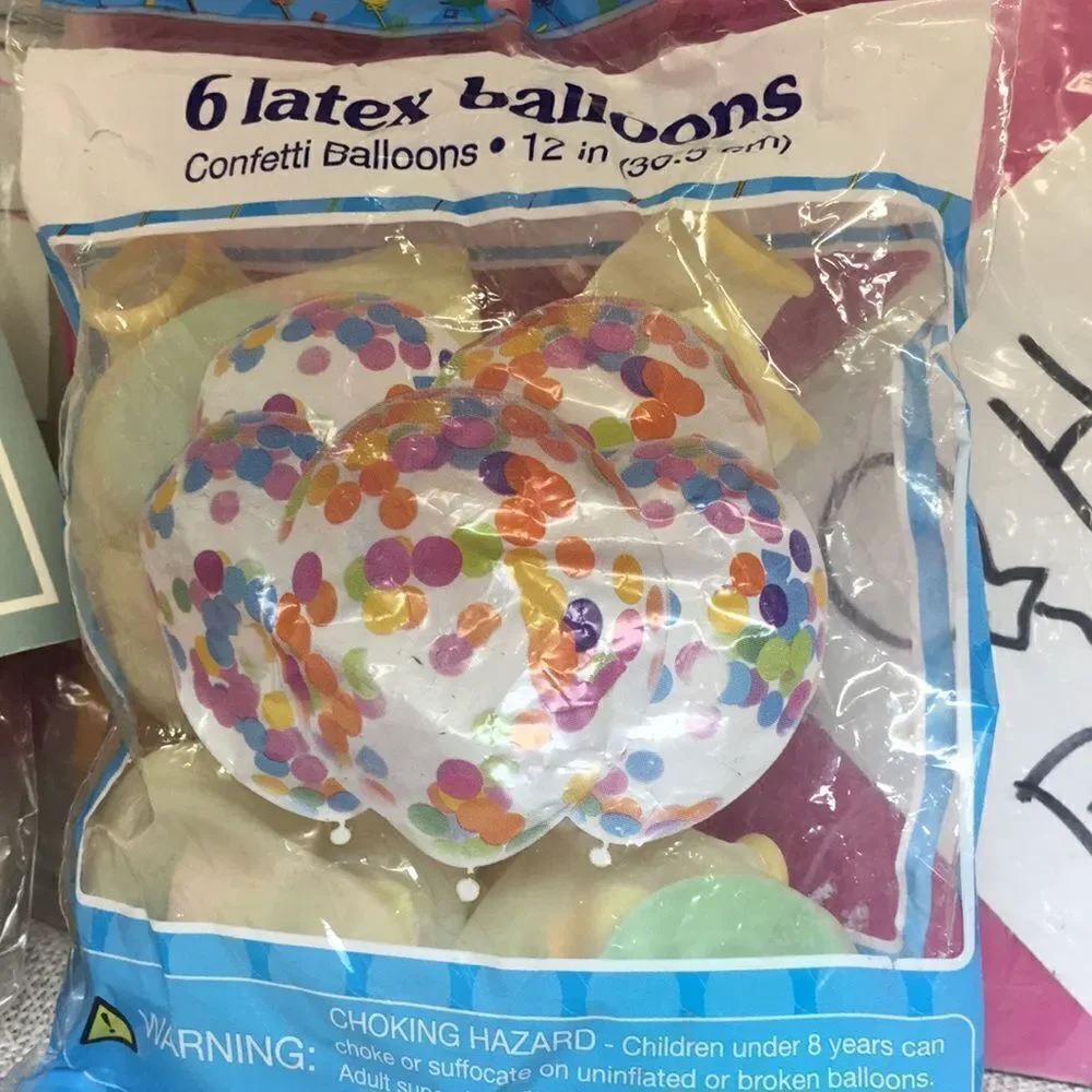 Pastel Birthday bundle including yard sign, wall‎ decor, balloons and streamers